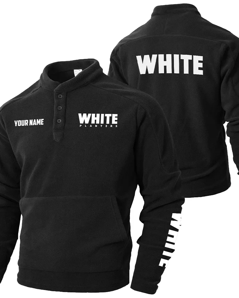 White Planters Exclusive Logo Performance Fleece Sweatshirt OUFAH9380819WPZ - White Planters Sweatshirt