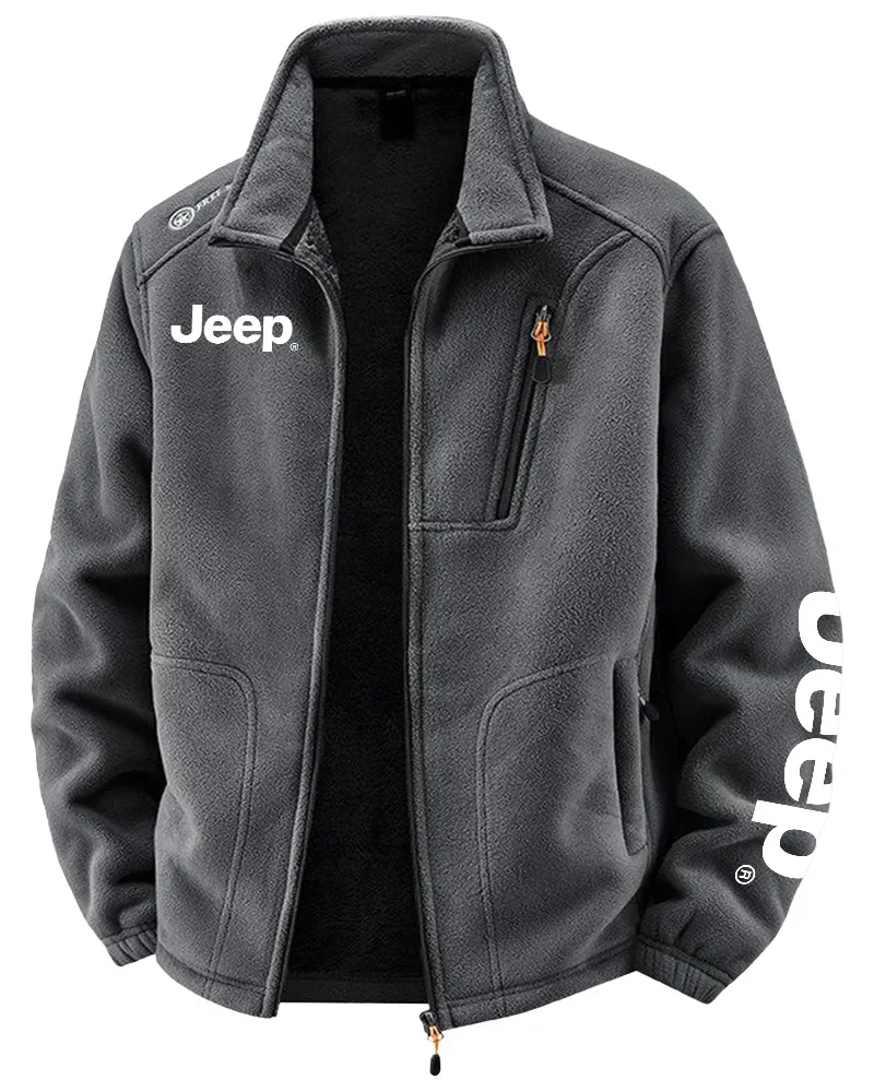 Jeep Exclusive Logo Performance Plush Fleece Jacket OUFAV2090819JEZ - Jeep Jacket