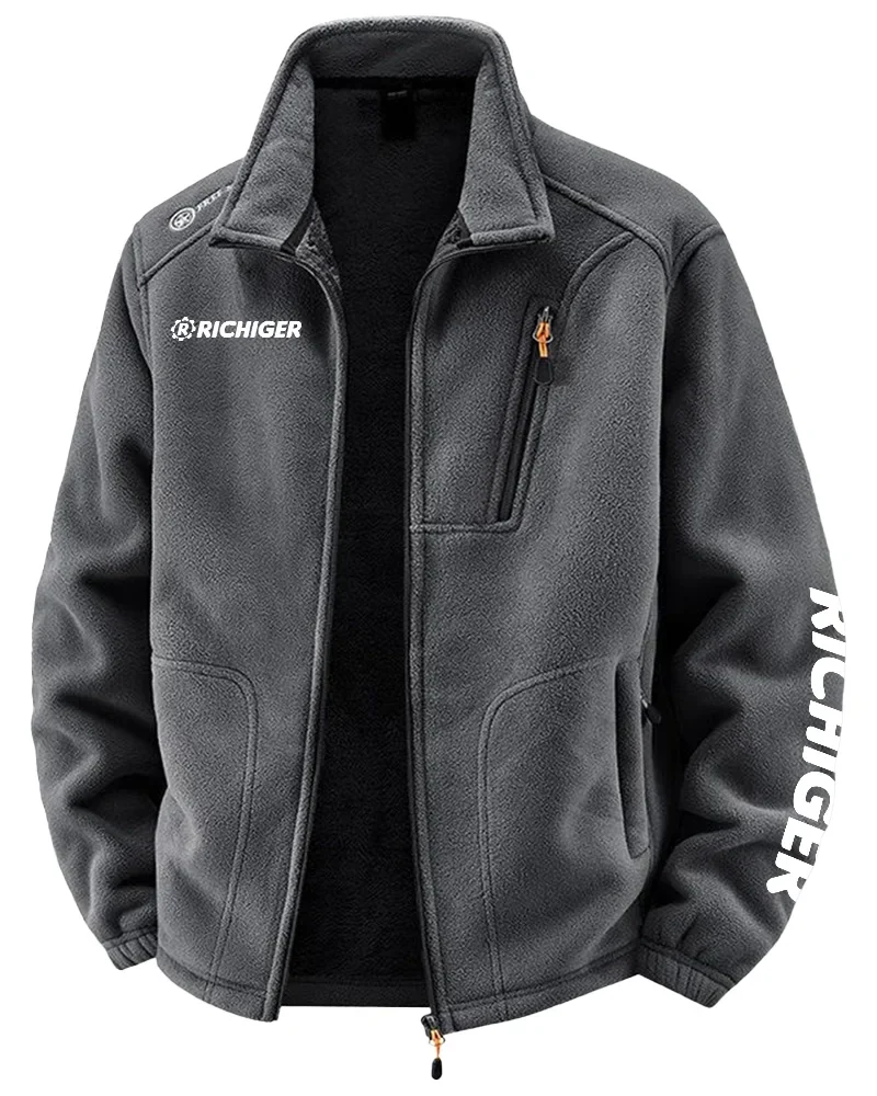 Richiger Exclusive Logo Performance Plush Fleece Jacket OUFAV2090819RCZ - Richiger Jacket